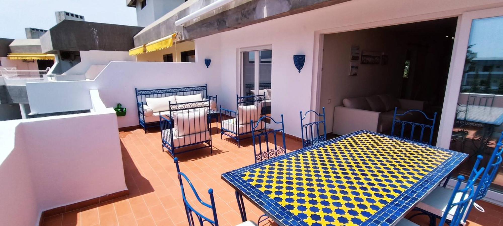 Blue & Yellow Penthouse With Terrace At Balaia Mar Albufeira Exterior photo